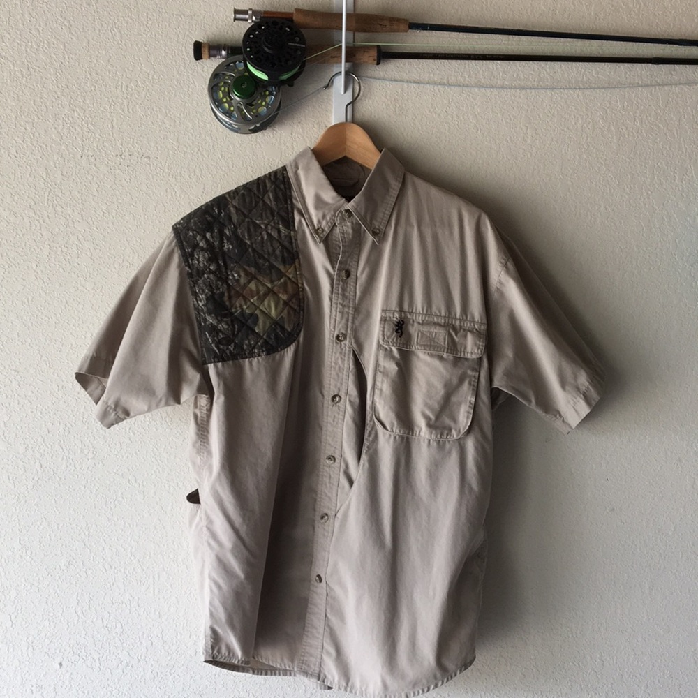 Browning Shooting Shirt with Built-In Bird Bag
